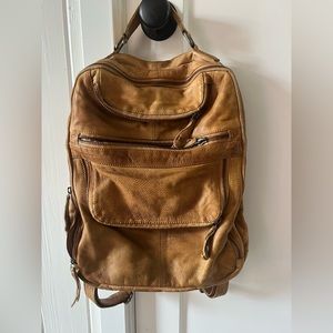 Free People East End Leather Backpack